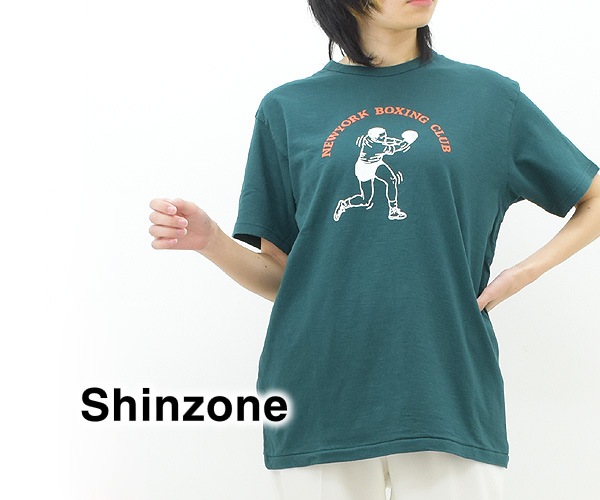 THE SHINZONE シンゾーン ボクシングプリントTシャツ BOXING PRINT TEE  23MMSCU09【送料無料】【クリックポスト可】-Seagull direction ONLINE STORE