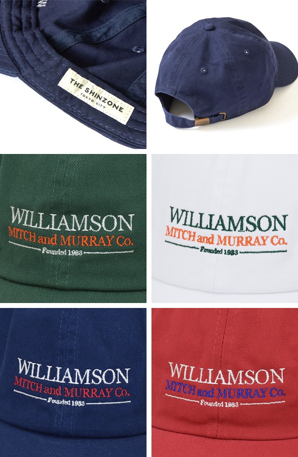 THE SHINZONE シンゾーン 刺繍ロゴキャップ WILLIAMSON CAP ベース 