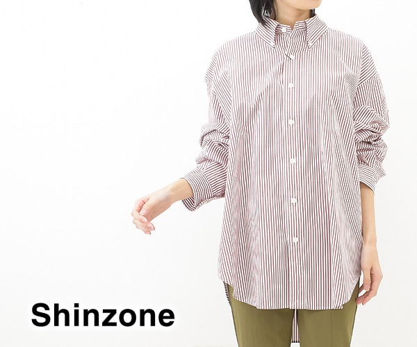 THE SHINZONE シンゾーン ダディシャツ ストライプ DADDY SHIRTS