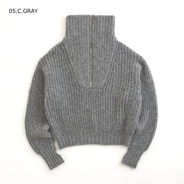 25AW】THE SHINZONE シンゾーン DUFFY HALF ZIP KNIT ハーフ ジップ