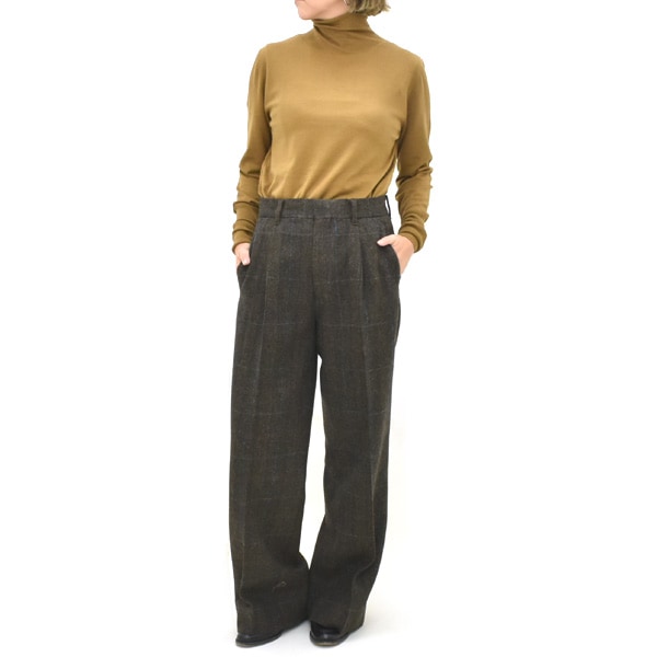 25AW】THE SHINZONE シンゾーン WOOL SEMI FLARE PANTS ウール セミ