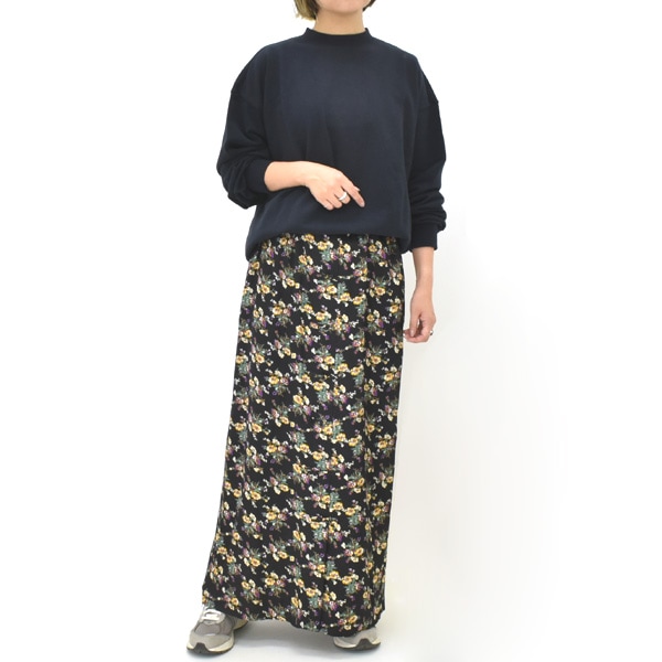 ★定価8.3万★ forte forte ☆新品 シルクフラワープリントスカート 25AW】THE SHINZONE シンゾーン FLOWER BOUQUET PRINTTED SATIN