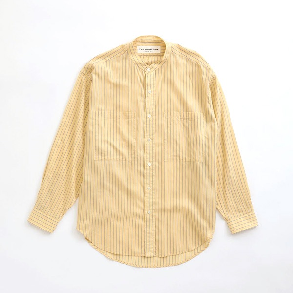 ★シンゾーン★STAND COLLAR DADDY SHIRT イエロー STAND COLLAR DADDY SHIRT – Shinzone