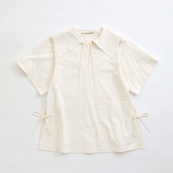 THE SHINZONE シンゾーン SAILOR COLLAR BLOUSE セーラーカラーシャツ
