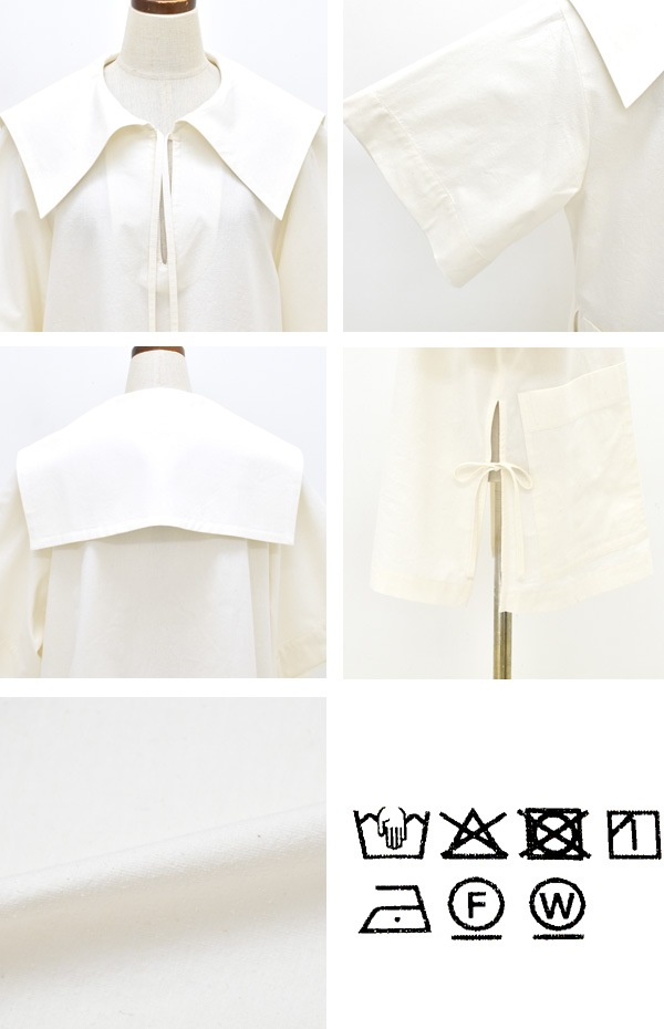 THE SHINZONE シンゾーン SAILOR COLLAR BLOUSE セーラーカラーシャツ
