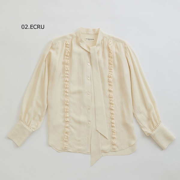 25SS】THE SHINZONE シンゾーン BOW TIE BLOUSE ボウタイ