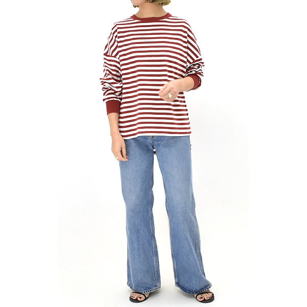 THE SHINZONE シンゾーン FRENCH STRIPED LONG SLEEVE TEE