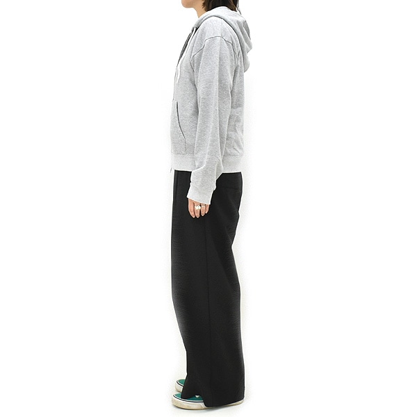 THE SHINZONE グレー フルジップフーディ THE SHINZONE シンゾーン USEFUL ZIP-UP HOODIE ユースフルジップ
