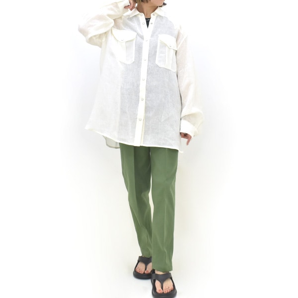 2026 SUMMER】THE SHINZONE シンゾーン リネンウエスタンシャツ LINEN