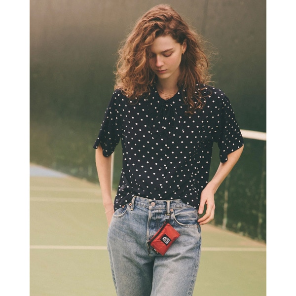 シンゾーン ドットトップス 2026 SUMMER】THE SHINZONE シンゾーン ポルカドット 半袖シャツ POLKA