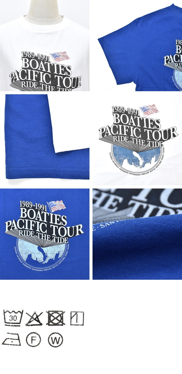THE SHINZONE シンゾーン バンドツアープリントTシャツ BOATIES TOUR