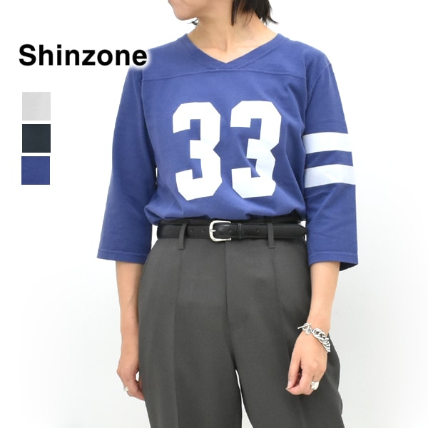 26AW】THE SHINZONE シンゾーン 33 FOOTBALL TEE ナンバー33