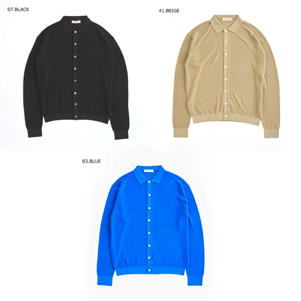 しん THE SHINZONE シンゾーン ポロニットカーディガン POLO KNIT CARDIGAN