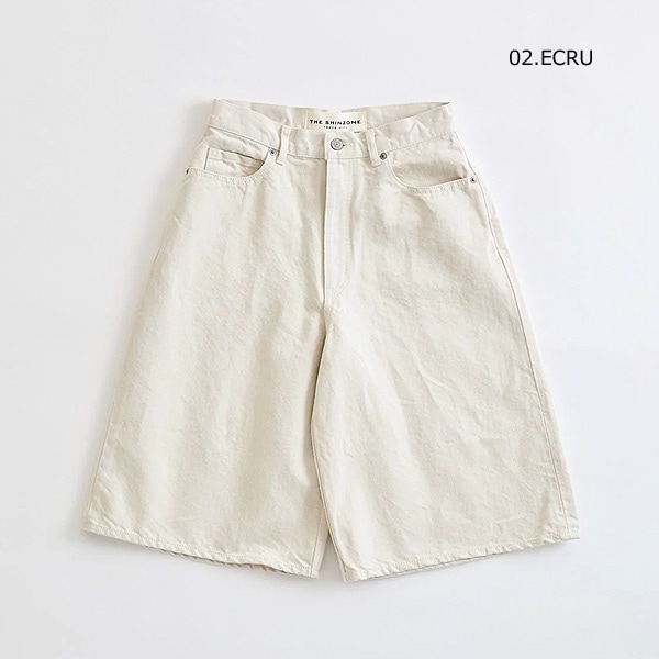 シンゾーン　バミューダパンツ　ECRU THE SHINZONE シンゾーン COTTON LINEN BERMUDA PANTS コットンリネン