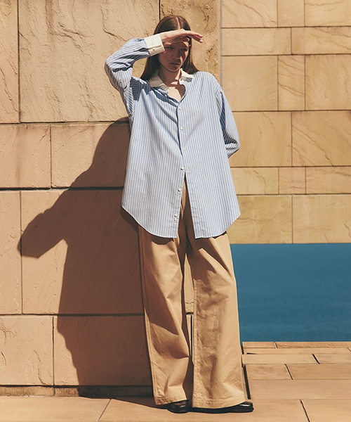 シンさま 26SS】THE SHINZONE シンゾーン CLERIC SHIRT クレリック シャツ