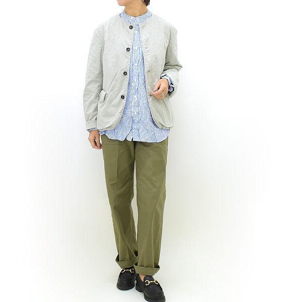 Vas-y Lentement ヴァジーラントモン コットンポプリンオーバーダイ