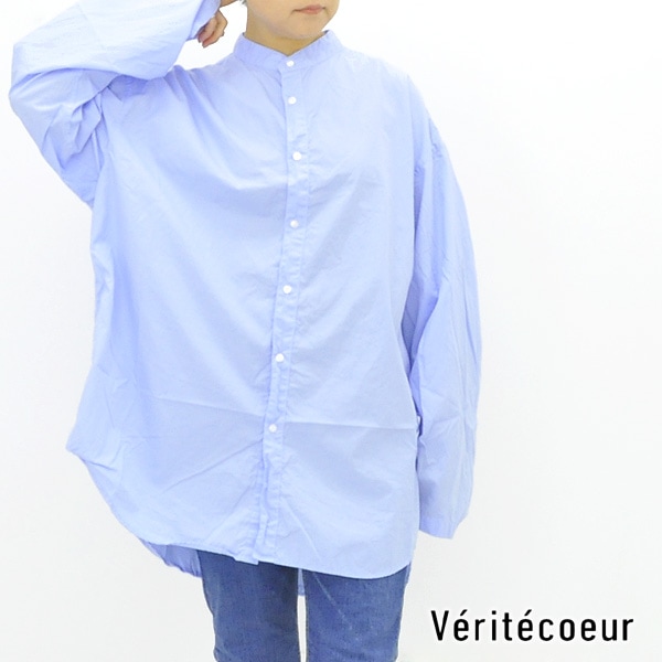 Veritecoeur ヴェリテクール ユニセックススタンドカラーシャツ VC ...