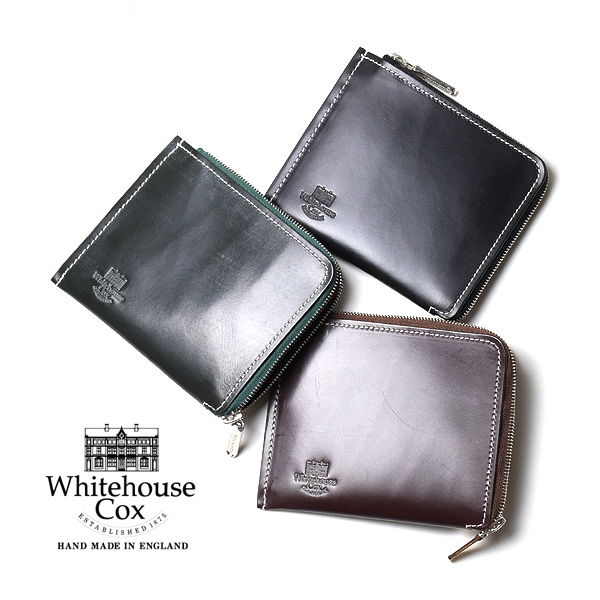 ホワイトハウスコックス Whitehouse Cox 2022 ホリデーライン 2トーンカラー スリムジップ財布 SLIM ZIP WALLET  S3068【送料無料】-Seagull direction ONLINE STORE