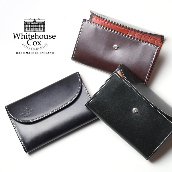 ホワイトハウスコックス Whitehouse Cox 2022 ホリデーライン 2トーンカラー 3つ折り財布 3Fold Wallet  S7660【送料無料】-Seagull direction ONLINE STORE