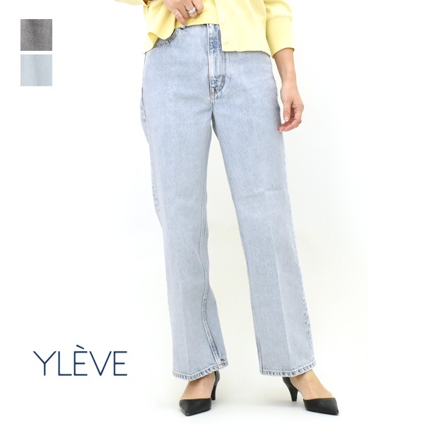 YLEVE イレーヴ センタープレスデニムパンツ 13.5oz DENIM PRESSED 5P 