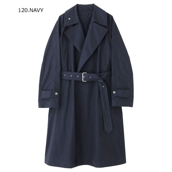 YLEVE イレーヴ HIGH DENSITY COTTON COAT ボタンレスベルテッドコート 170-3210037  メンズ【送料無料】-Seagull direction ONLINE STORE