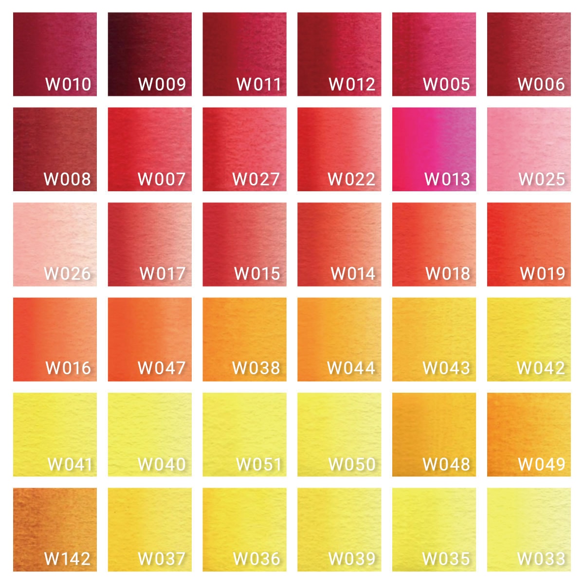 ホルベイン 透明水彩絵具 2号(5ml) 単色販売 全108色 (002～049) 1/3Page バラ売り