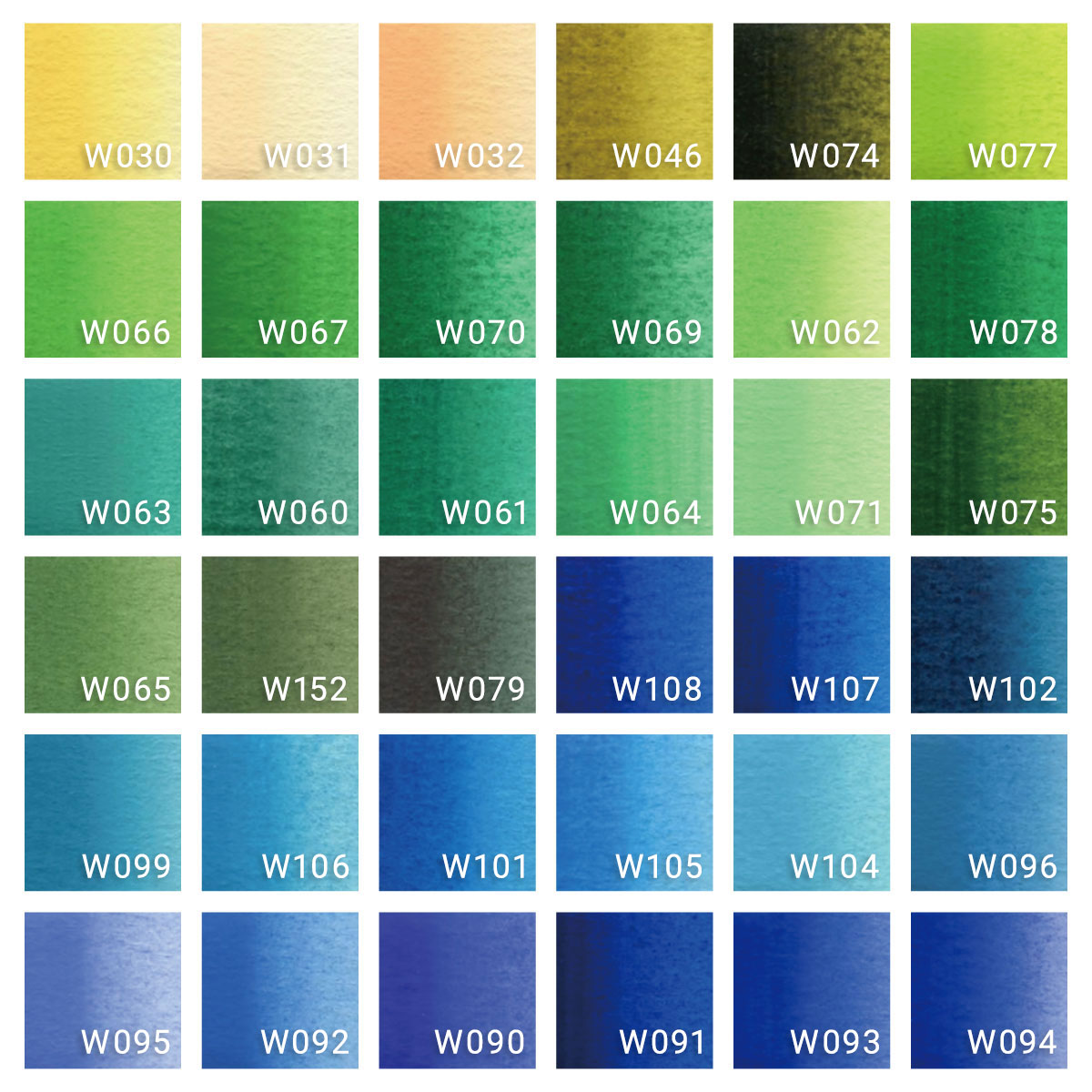 ホルベイン 透明水彩絵具 2号(5ml) 単色販売 全108色 (050～116) 2/3Page バラ売り