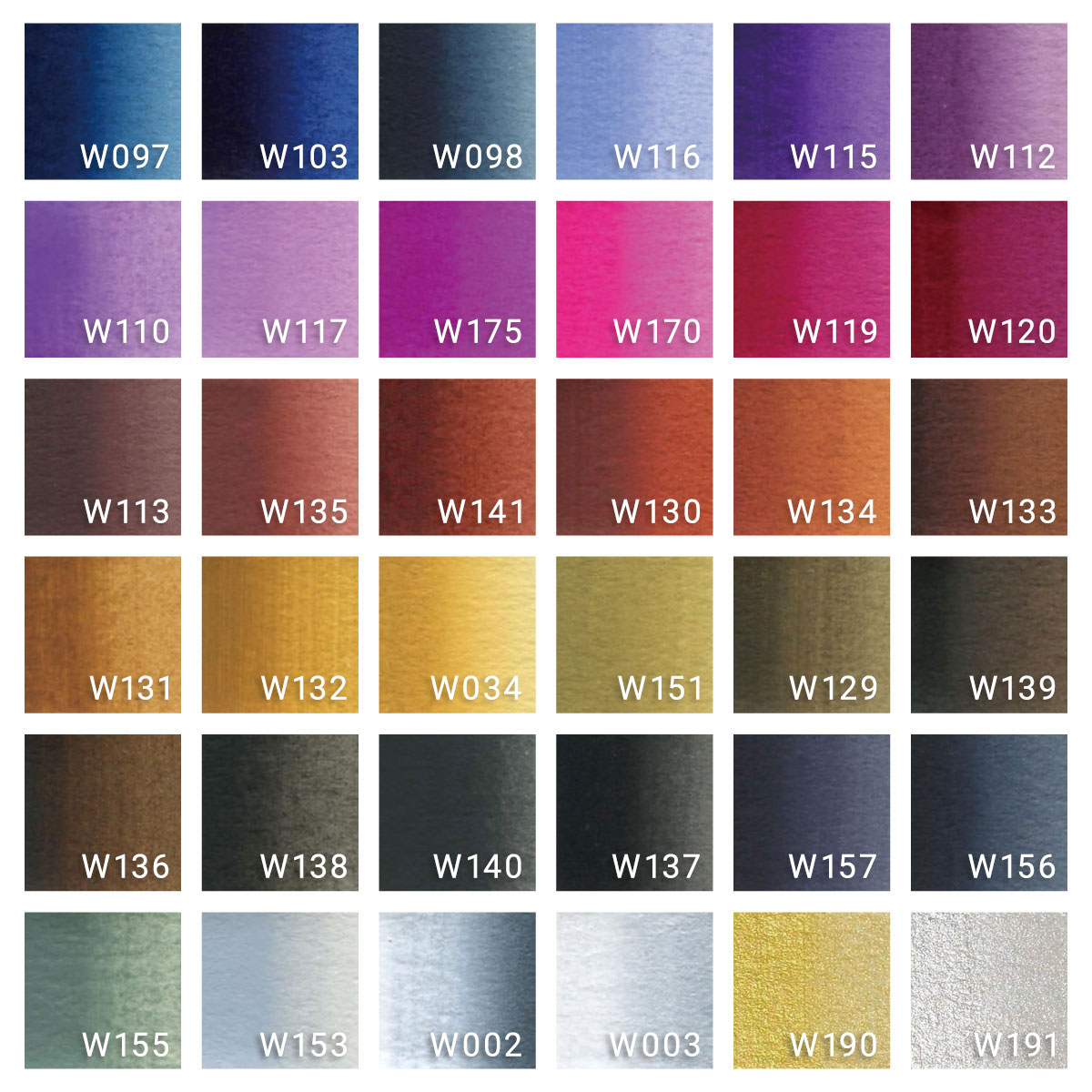 ホルベイン 透明水彩絵具 2号(5ml) 単色販売 全108色 (117～191) 3/3Page バラ売り