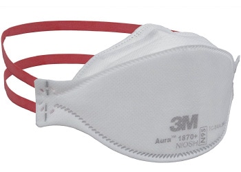 3M N95マスク（医療用）Aura 1870+ [20枚入 / 個包装]（微粒子用マスク・防塵防護マスク）