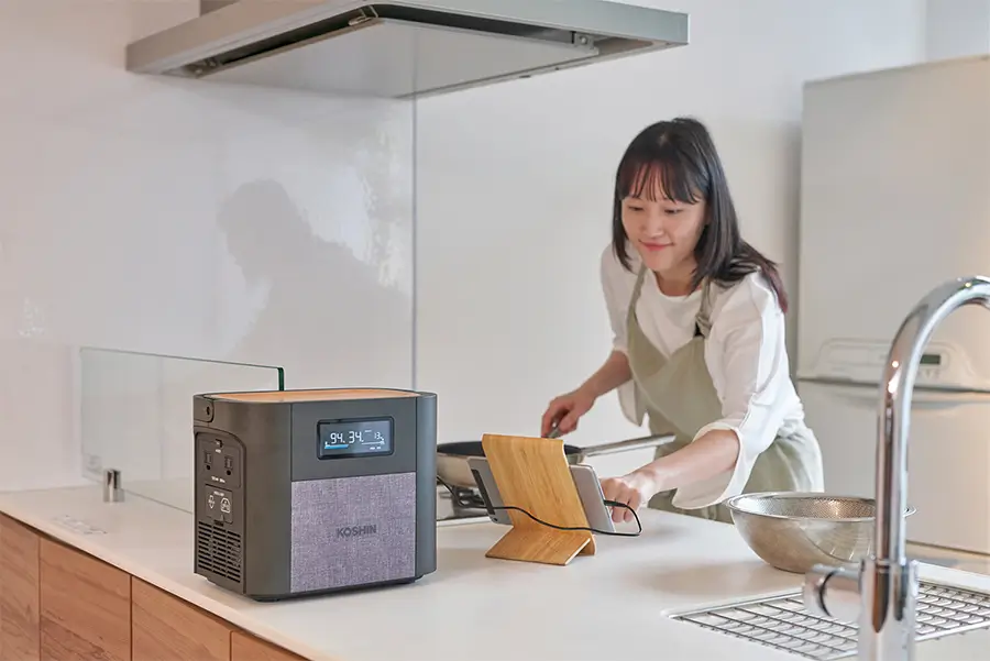 KOSHIN（工進） ポータブル電源 BPS-6L 毎日使っても10年使える長寿命