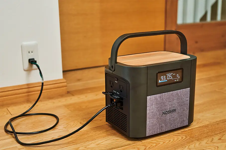 KOSHIN（工進） ポータブル電源 BPS-6L 使いやすいスマートデザイン