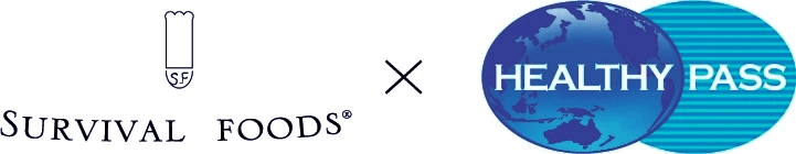 サバイバルフーズ×ヘルシーパスのロゴ