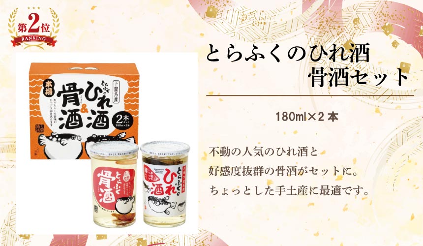 ひれ酒＆骨酒セット