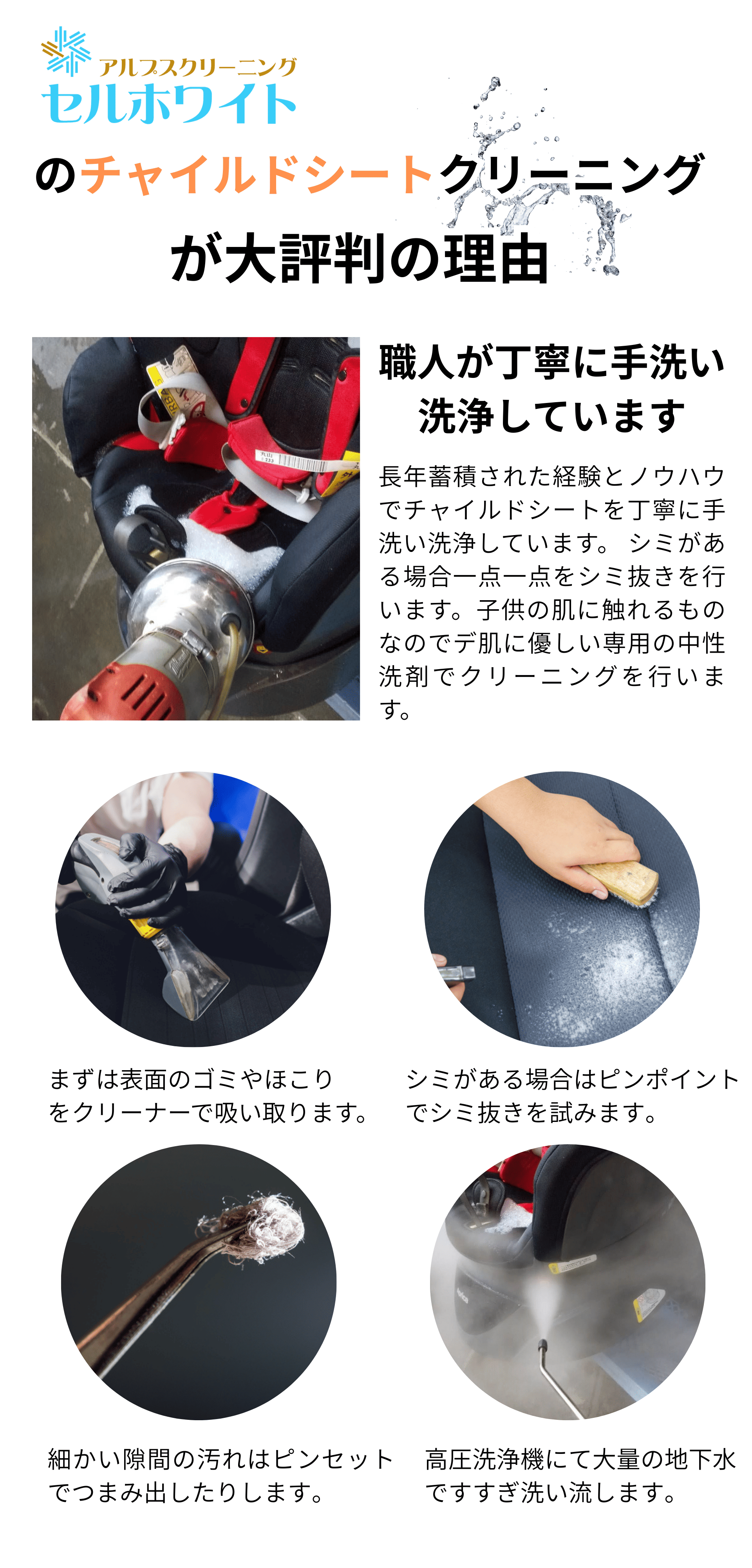 アルプスクリーニングセルホワイトが選ばれる理由