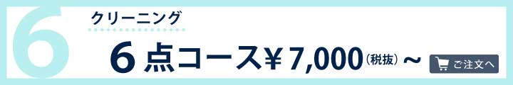 クリーニング6点コース