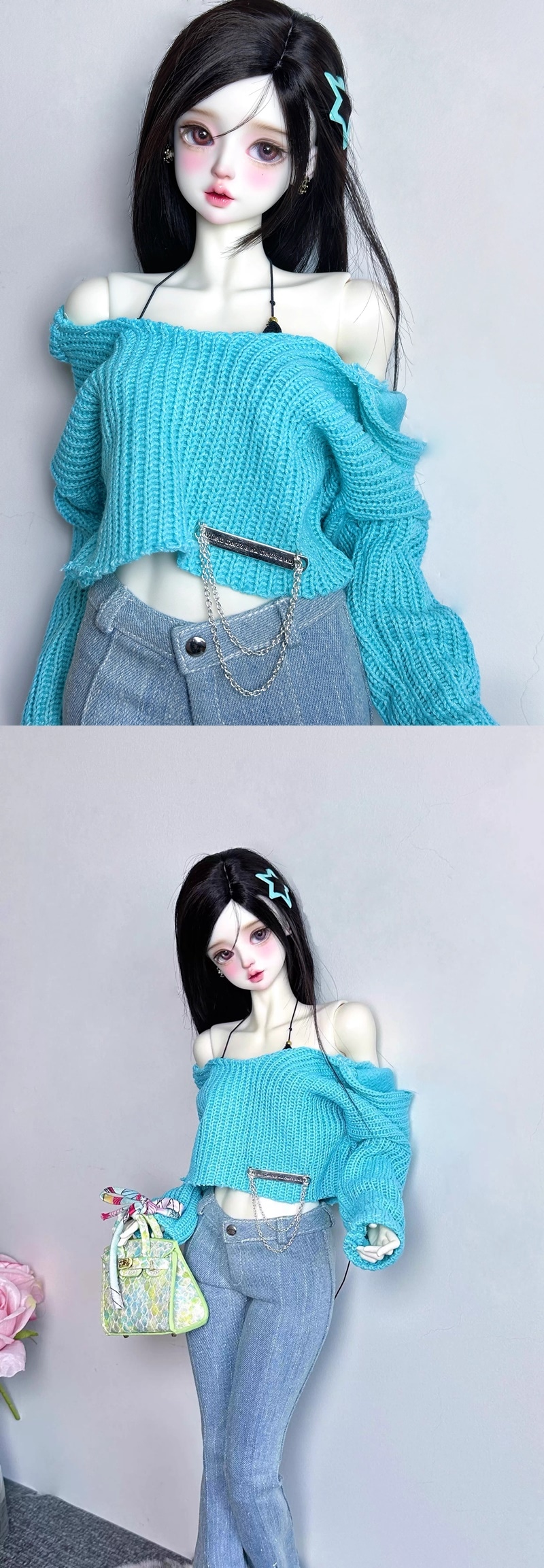 AF11451【uuz】 1/4,1/3 MSD/MDD,SD/DDドール用セ－タ－ | ◇ドール