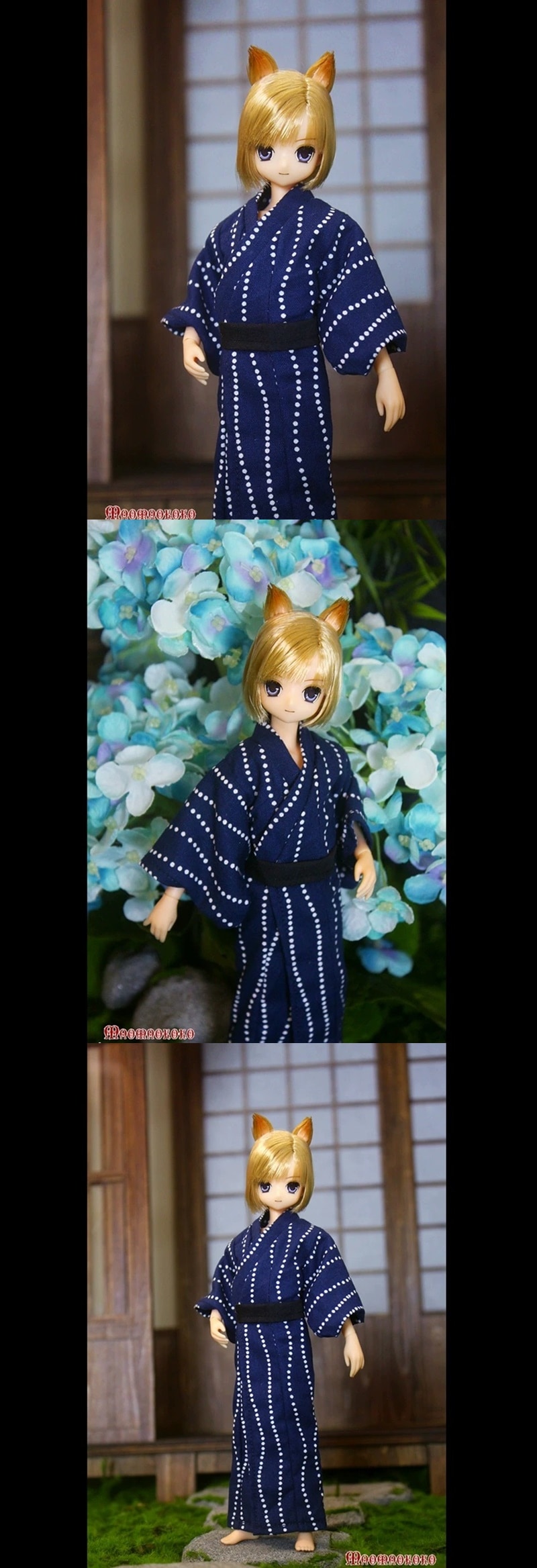 AF11839【MOMO】1/6 幼SDド－ル用 浴衣 | ◇ドール洋服（種類別