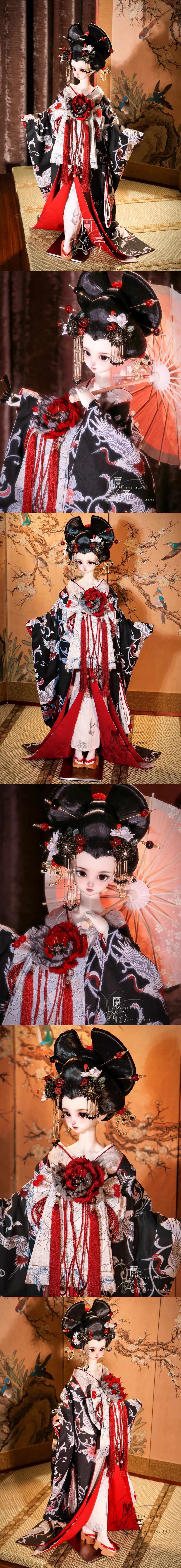 AF11870【L.T】1/4 MSDド－ル用花魁着物(1点限定) | ◇ドール洋服