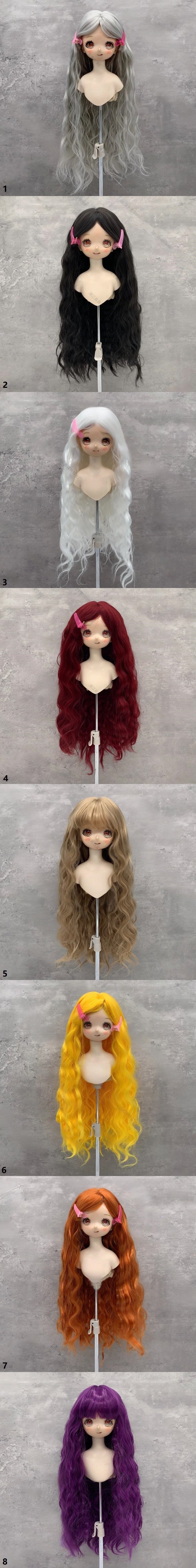 U-4645【LQ】1/6,1/4,1/3ドール(頭囲15.5~23cm)用ウィッグ | ◇ドール
