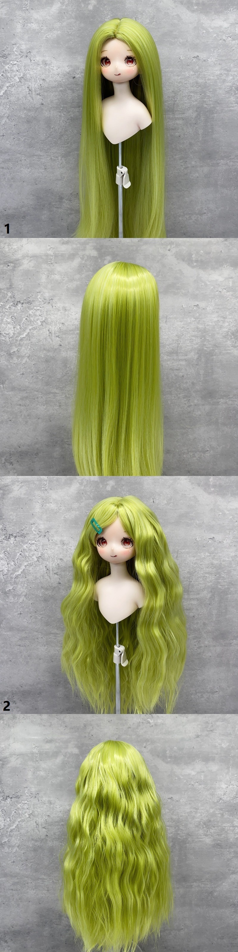 U-4677【LQ】1/6,1/4,1/3ドール(頭囲15.5~23cm)用ウィッグ | ◇ドール
