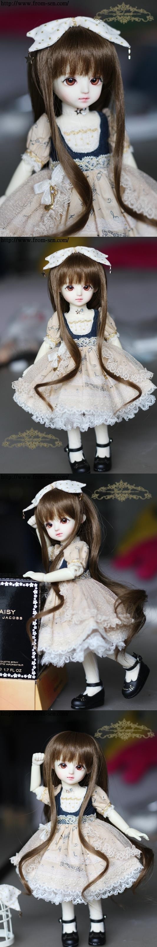 U-6013【Ka-wo】幼SD(頭囲15~16cm)用ウィッグ | ◇ドールウィッグ,（1
