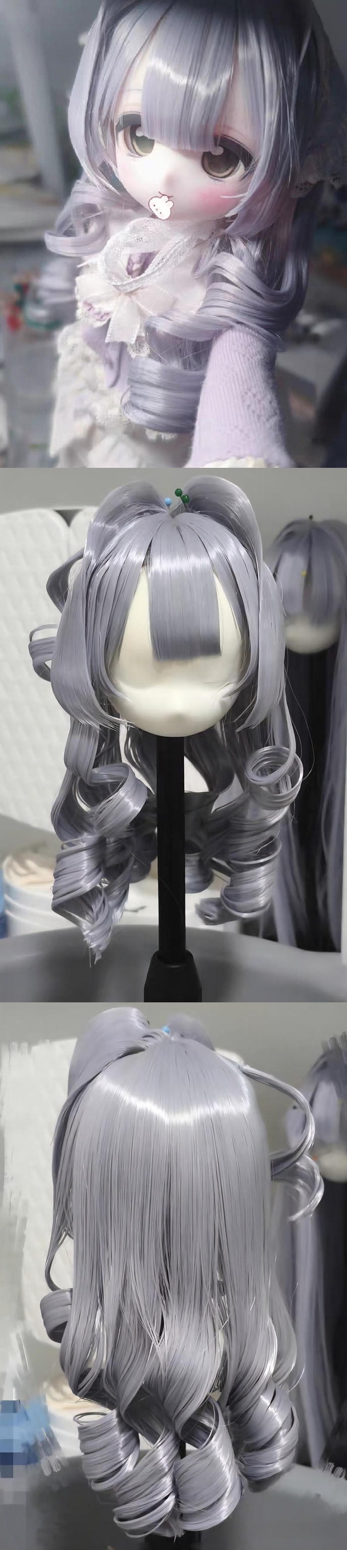 MTR】27色！1/3ドール(頭囲22~23cm)用ウィッグ | アレンジウィッグ