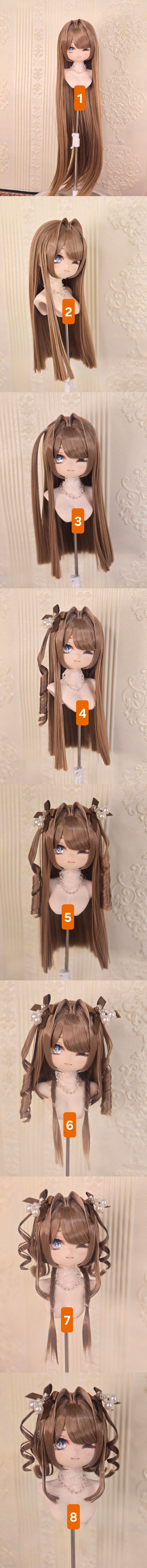 u-sen-6【SEN】☆HLL/402☆1/3ドール用アレンジウィッグ（8パターン