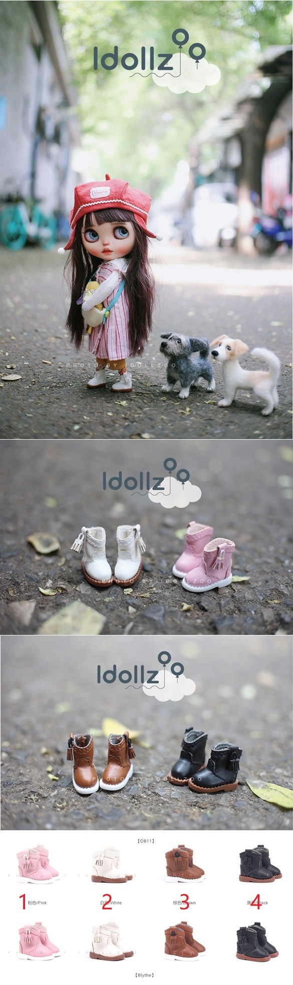 x1104【xyz】1/12ドール・オビツ11用靴 | ◇ドール洋服（サイズ別