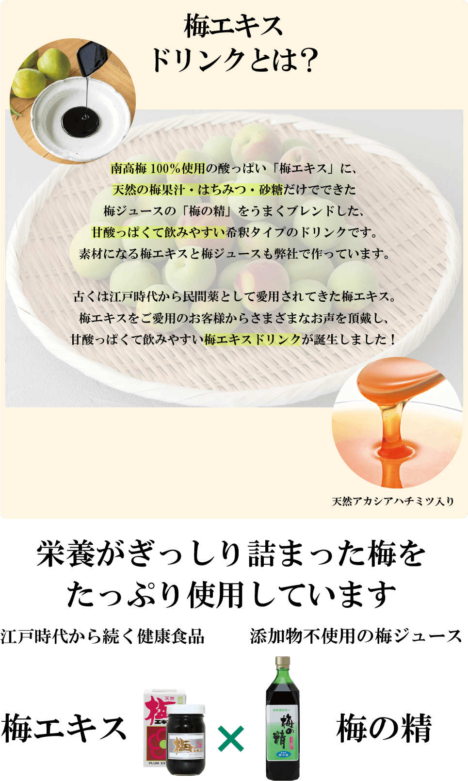 梅エキスドリンクとは？