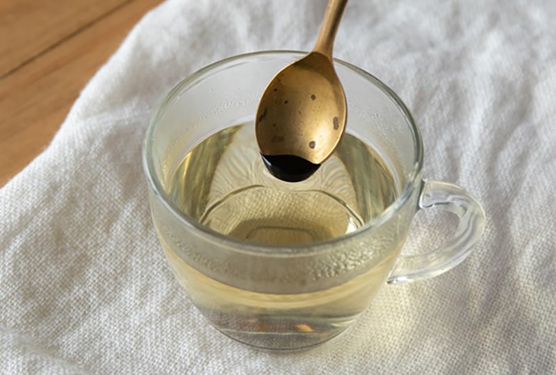 梅エキスとはちみつのホットドリンク