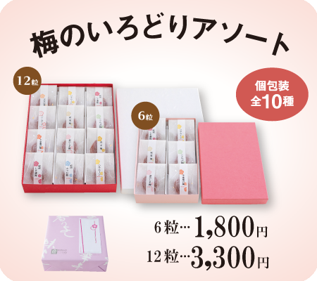 梅のいろどりアソート