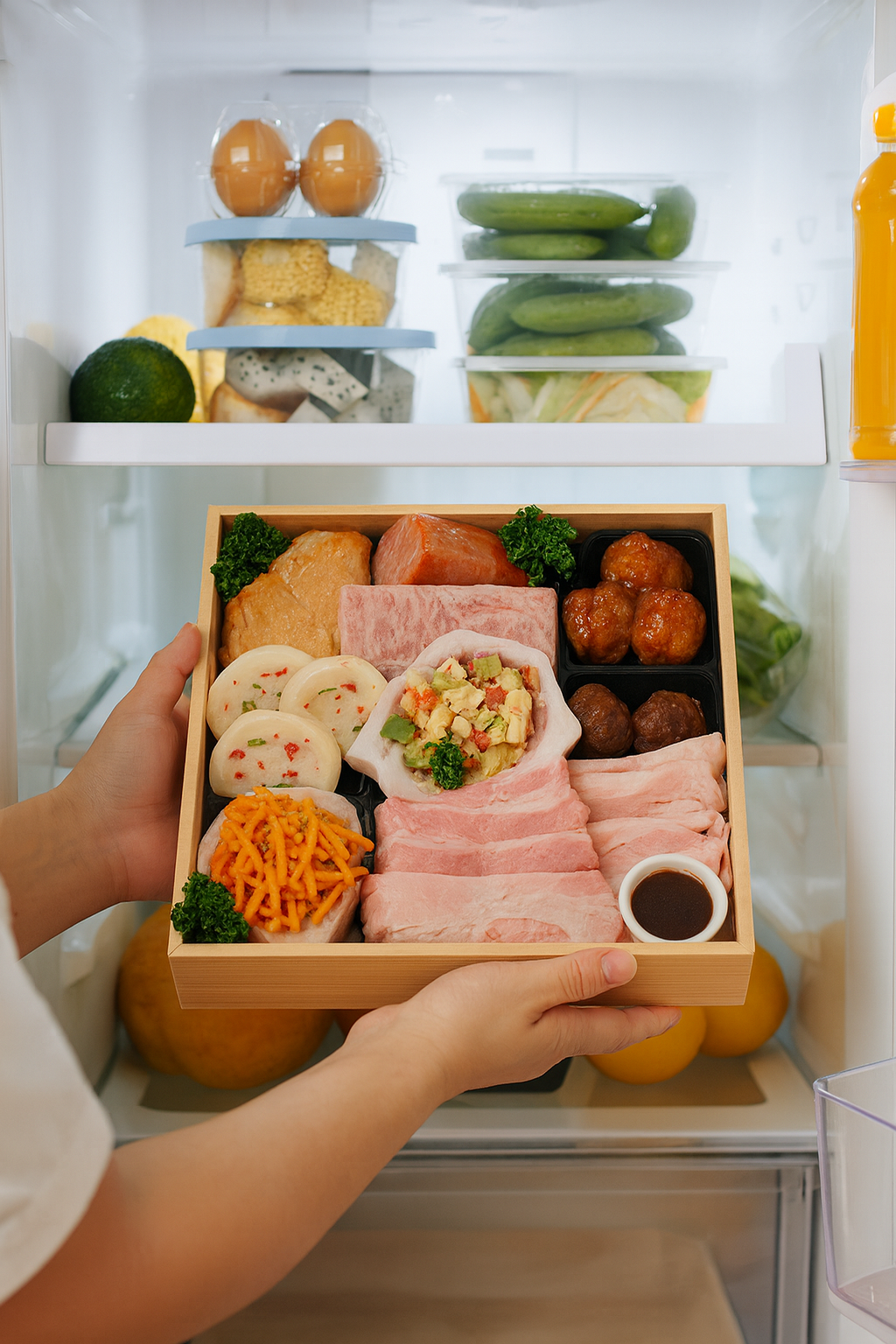 おせちを冷蔵に入れる