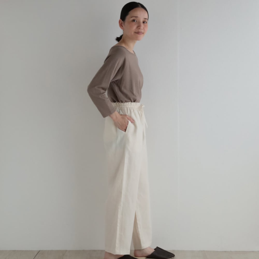 setセトウチリズム_7分丈ラグランTシャツ／オーガニックコットン