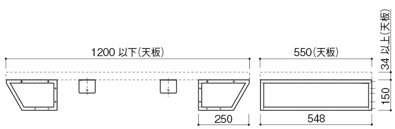 【K-HQ-011-XT】商品寸法図